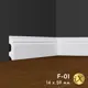 Плинтус напольный Праймдекор iX F01 2000x14x59 мм 5шт
