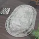 Ковер Витебские Ковры Орландо полипропилен e4715/a6o/or овал 80x150 см цвет бежево-серый