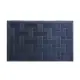 Коврик грязезащитный Sunstep Резиновый Плетеный (1/10) 45x75 см цвет Черный