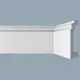 Плинтус П4 Bello deco полимер, 100 мм, 200 см, цвет белый (под покраску)