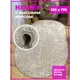 Ковер Витебские Ковры Фризе Шегги sh/o/03 овал 120x170 см полипропилен цвет бежевый