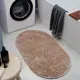 Ковер Витебские Ковры Фризе Шегги sh/o/60 овал 100x200 см полипропилен цвет коричневый