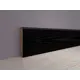 Плинтус напольный Лука Point&Line МДФ 4033 Черное 2200x16x80 мм