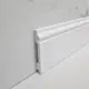 Плинтус напольный Solid 1 UHD 01/80 белый 2400x80 см