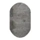 Ковер Витебские Ковры Шегги 34 овал 160x230 см цвет Серый