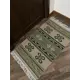 Коврик декоративный L'Cadesi Kilim Usak UK10 Хлопок 60x90 см цвет зеленый