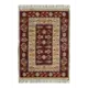 Коврик декоративный L'Cadesi Kilim Usak 1974 Хлопок 80x150 см цвет вишневый