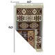 Коврик декоративный L'Cadesi Kilim Gold 58039 Хлопок 60x90 см цвет бежевый