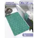 Коврик для ванной Shahintex РР 837045прямоугольный 60x120см цвет мятный