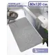 Коврик для ванной Shahintex РР 829361прямоугольный 60x120см цвет серый