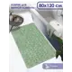 Коврик для ванной Shahintex РР 829347прямоугольный 60x120см цвет зеленый чай