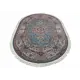 Ковер Carpetdom SHAHREZA Овал 200x285 см полипропилен цвет синий