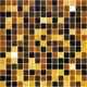 Мозаика Alma Растяжки цветов 20 мм Sonora m-MIX-8 стекло 32.7x32.7 см