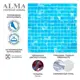 Мозаика Alma Чистые цвета 20 мм Stella STN430 m стекло 32.7x32.7 см