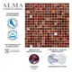Мозаика Alma SM22 29.8x29.8, цвет коричневый