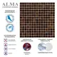 Мозаика Alma STR108(m) 32.7x32.7, цвет коричневый