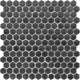 Декоративная мозаика Natural Steppa STP-BK001-HEX-22-290x290 29x29см стекло цвет черный