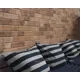 Фасадная клинкерная плитка Scandiano ochra 9868 24.5x6см