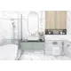 Плитка altacera WT9LIM08 249x500мм 1.25 м² цвет светло-серый, цена за упаковку