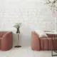 Плитка Керамин Канцоне 3Д 30x90 30x90см 1.35 м² цвет белый