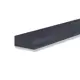 Плинтус Бордюр Акриловый для Ванной Комнаты Пару Палок Антрацит R12 12x30x1800