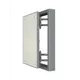 Люк ревизионный Evecs D3040 ceramo steel сталь с покрытием цвет серый 30x40см
