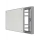 Люк ревизионный Evecs D5040 ceramo steel сталь с покрытием цвет серый 50x40см