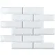 Декоративная мозаика Starmosaic Metro white glossy 45x145 1236107 28.7x29.5см цвет Белый