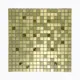Декоративная мозаика Керамоград U00019355 LP02Bekb 30x30см цвет Жёлтый/золотой