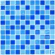 Декоративная мозаика Granito U00004375 Blue wave-1ekb 30x30см цвет Синий