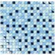 Декоративная мозаика Granito U00004365 Blu Dropsekb 30x30см цвет Синий