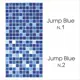 Декоративная мозаика Granito U00005563 Jump Blue №1-8 комплект из 8шт.ekb 30x30см цвет Синий