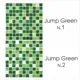 Декоративная мозаика Granito U00005566 Jump Green №1-8 комплект из 8шт.ekb 30x30см цвет Зеленый