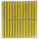 Декоративная мозаика Nsmosaic Pp20145-09 NS08PL0119nsk 29.9x29.6см цвет Жёлтый/золотой