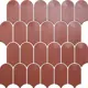 Декоративная мозаика Nsmosaic R-346 NS11PL0075nsk 28.8x29.8см цвет Красный