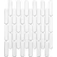 Декоративная мозаика Nsmosaic R-341 NS11PL0070nsk 30x30см цвет Белый