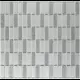 Декоративная мозаика Bonaparte Silver light 30x30см цвет Серый/серебристый