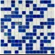 Мозаика Бонапарт Indigo 32.70x32.70см цвет бело-синий микс с перламутром