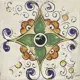 Керамическая плитка Mainzu Maiolica 20x20 PT03095 20x20см цвет светло-синий, цена за упаковку
