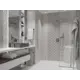 Плитка керамическая для стен Azori 509631201tmn Starck 20.10x40.50 см, цвет Светло-серый