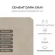 Керамогранит Керамопро Бетон Cement dark gray 60x60см цвет cement dark gray