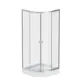 Душевая ширма AM.PM X-Joy Twin Slide W88E-205-080MT 80x80 с поддоном