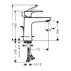 Смеситель для раковины Hansgrohe Talis 71710670