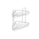 Полка для ванной Axentia Escala 282008 2-х ярусная угловая 19x19x25 см