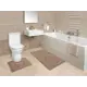 Набор ковриков Shahintex РР 811038 60x100+60x50 см цвет светло-серый