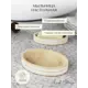 Мыльница настольная Fora Spiral FOR-SPL036NAT цвет дерево