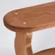 Скамейка Фигурная лакированная 42×17×30см