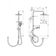 Душевая стойка Hansgrohe 26099670 Vernis Blend 2 режима цвет черный