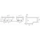 Асимметричная правая ванна Jacob Delafon E6D000L-00 акрил 160x90см