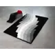 Коврик для ванной комнаты Ridder Streak чёрный 60x90см